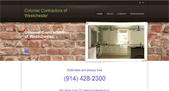 Desktop Screenshot of contractorwestchester.com
